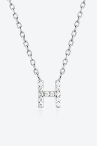 Angelina G To K Zircon 925 Sterling Silver Necklace