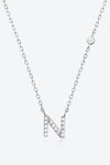 Angelina L To P Zircon 925 Sterling Silver Necklace