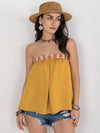 Yasmin Embroidered Tube Sleeveless Top