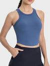 Emiliana Round Neck Racerback Active Tank