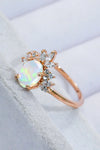 Laila 925 Sterling Silver Opal Ring