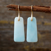 Aya Natural Stone Geometric Shape Earrings