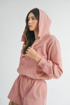 Aisha French Terry Hooded Romper