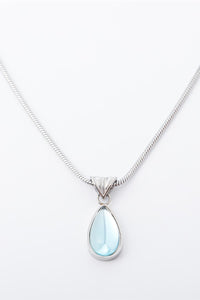 Jessie Teardrop Shape Titanium Steel Pendant Necklace