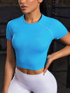 Nancy Round Neck Short Sleeve Active T-Shirt