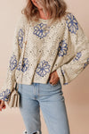 Molly Round Neck Long Sleeve Knit Top