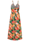 Hunter Twisted Printed V-Neck Cami Dress