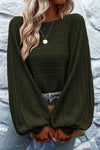 Gemma Boat Neck Lantern Sleeve Sweater