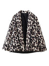 Maddie Leopard Open Front Long Sleeve Outerwear