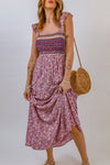 Mikaela Floral Square Neck Maxi Dress