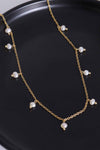 Sofia 18K Gold-Plated Titanium Steel Pearl Necklace