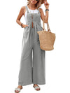 Sadie Square Neck Wide Strap Overalls