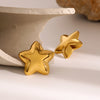 Ramona Stainless Steel Star Stud Earrings