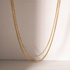 Joelle Stainless Steel Double-Layered Necklace