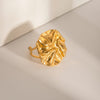 Leslie 18K Gold-Plated Irregular Open Ring