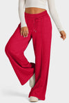 Scarlet Drawstring Elastic Waist Wide Leg Pants