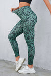 Sasha Leopard Print Wide Waistband Leggings