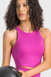 Vera Racerback Cropped Sports Tank