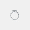 Fatima Moissanite 925 Sterling Silver Heart Ring