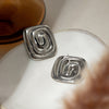 Alisson Stainless Steel Stud Earrings