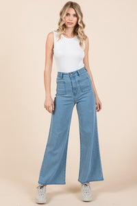 Aviana High Waist Wide Leg Jeans