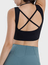 Joyce Crisscross Square Neck Active Tank