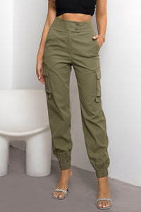 Marilyn High Waist Cargo Pants