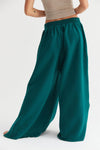 Kennedi Wide-Leg Side Zipper Sweatpants