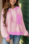 Katherine Drawstring Dropped Shoulder Long Sleeve Hoodie