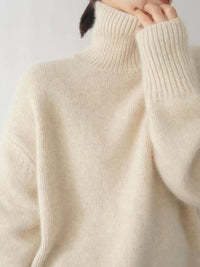 Elsie Turtleneck Dropped Shoulder Long Sleeve Sweater