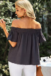 Cecelia Off-Shoulder Short Sleeve Blouse