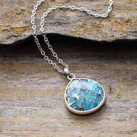 Kahlani Turquoise Chain Pendant Necklace