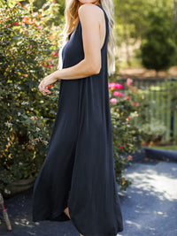 Aaliyah V-Neck Midi Tank Dress