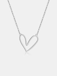 Teagan 925 Sterling Silver Heart Pendant Necklace