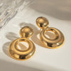 Daphne 18K Gold-Plated Cutout Earrings