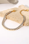 Jovie Inlaid Zircon 18K Gold Plated Bracelet