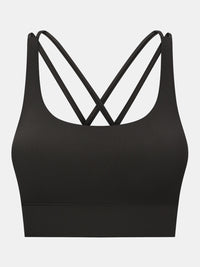 Emmeline Crisscross Scoop Neck Active Tank