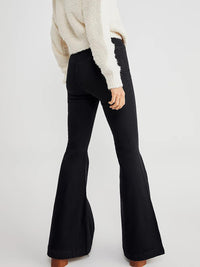 Mary Asymmetric Waist Flare Jeans