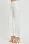 Amelie Mid Rise Bootcut Jeans with Pockets