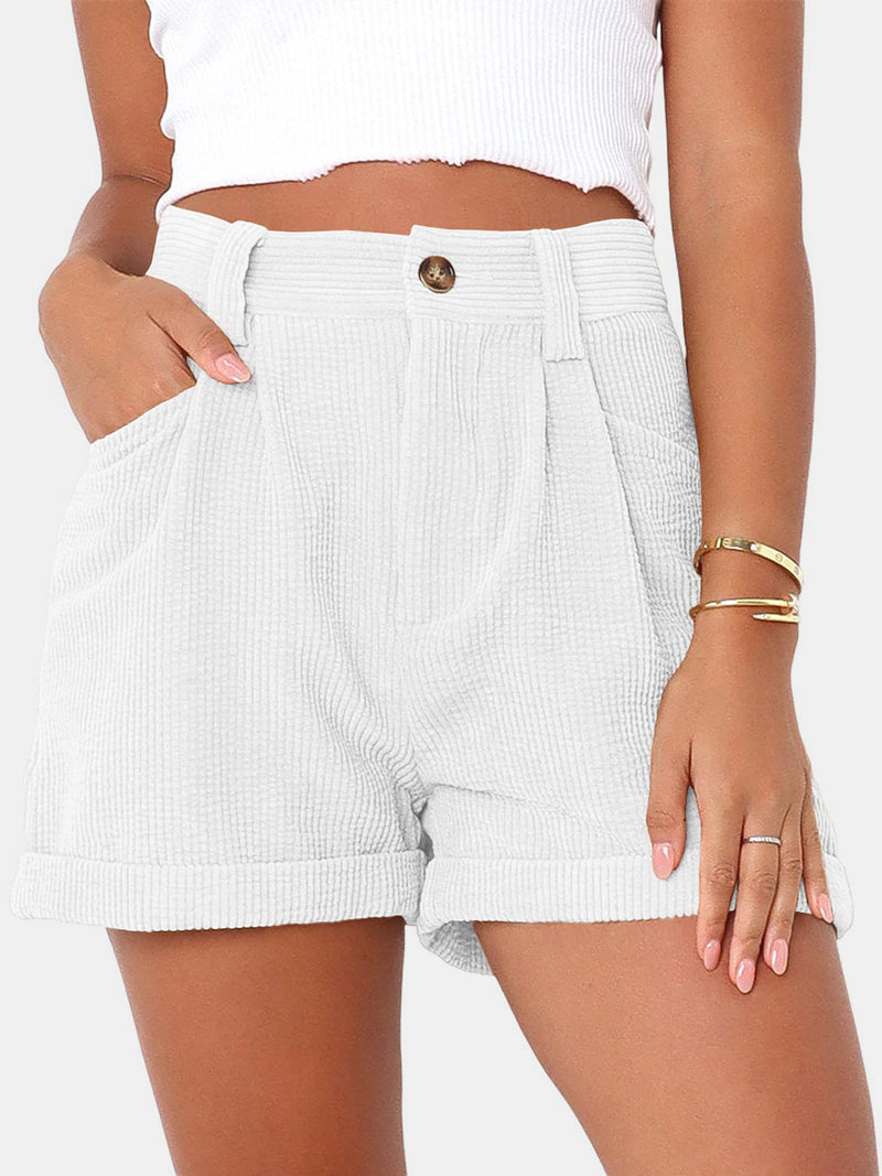 Lauryn High Waist Shorts with Pockets