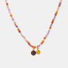 Saanvi Stainless Steel Glass Stone Necklace