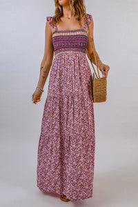 Mikaela Floral Square Neck Maxi Dress