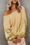 Nikki Sequined Knit Top