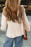 Ashley Slit Mock Neck Sweater