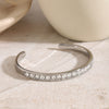 Jolie Stainless Steel Inlaid Zircon Bracelet