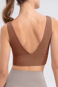 Ezra Scoop Neck Wide Strap Active Tank