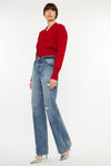 Zainab Distressed High Waist Bootcut Jeans