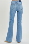 Riley High Rise Raw Cut Hem Bootcut Jeans