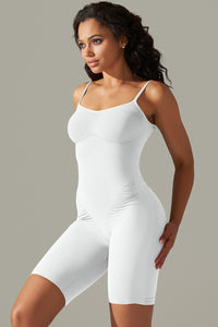 Leila Spaghetti Strap Active Romper