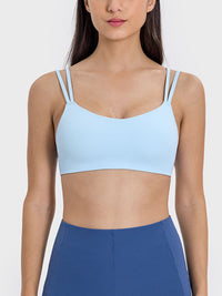 Kahlani Scoop Neck Double Strap Active Cami